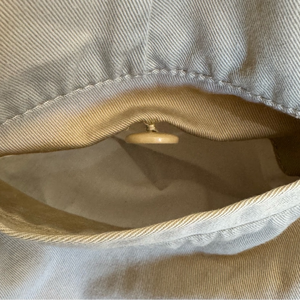 Lauren Ralph Lauren Khaki Flat Front Shorts Women’s 14 Classic Cotton Preppy - Picture 4 of 16